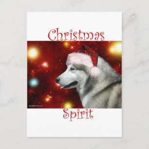 Alaskan Malamute Spirit Postkarte