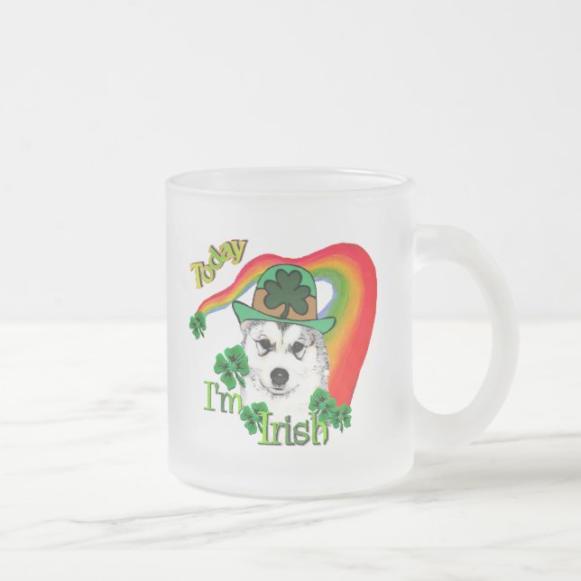 Alaskan Malamute St. Patrick's Day Tasse (Rechts)