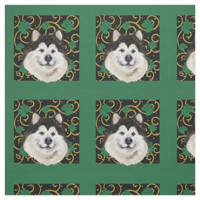 Alaskan Malamute Stoff (Muster)