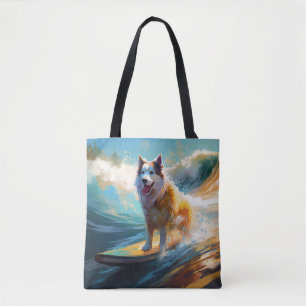 Alaskan Malamute Strand Surfen Malerei