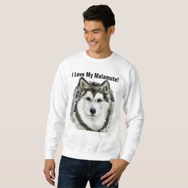 Alaskan Malamute Sweatshirt (Vorne ganz)