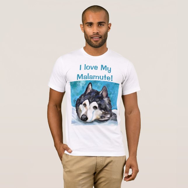 ALASKAN MALAMUTE T - Shirt (Vorne ganz)