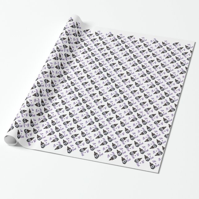 Alaskan Malamute Trick Geschenkpapier (Ungerollt)