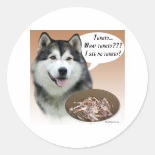 Alaskan Malamute Türkei - Aufkleber