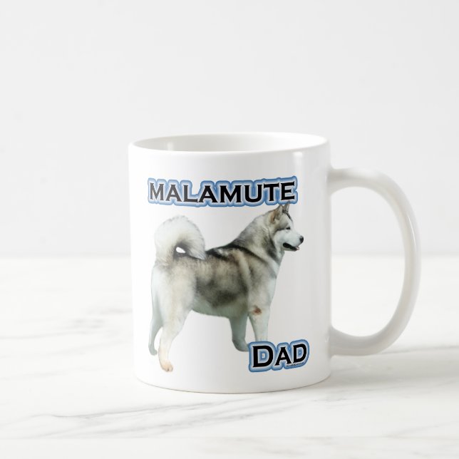 Alaskan Malamute Vater 4 Tasse (Rechts)