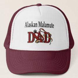 Alaskan Malamute Vater Apparel Truckerkappe