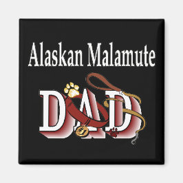 Alaskan Malamute Vater Geschenke Magnet