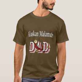 Alaskan Malamute Vater Geschenke T-Shirt