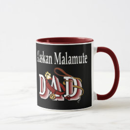 Alaskan Malamute Vater Geschenke Tasse