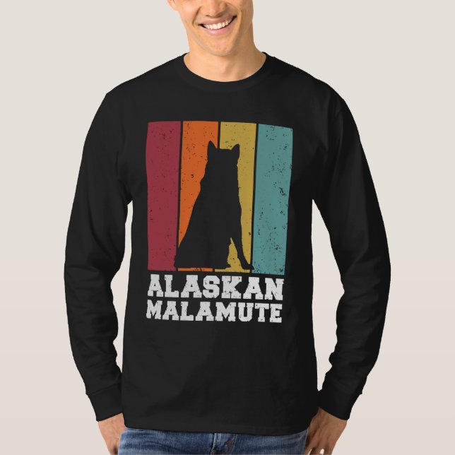 Alaskan Malamute Vintage T-Shirt (Vorderseite)