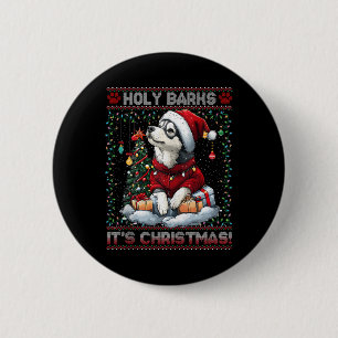 Alaskan Malamute Weihnachtsbaumdekorationen Dog Lo Button