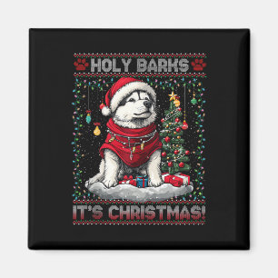 Alaskan Malamute Weihnachtsbaumdekorationen Dog Lo Magnet