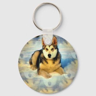 Alaskan Malamute Welppies Schlüsselanhänger