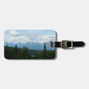 Alaskan Mountain Range Panorama Fotografie Gepäckanhänger