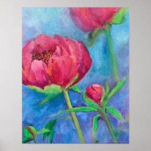 Alaskan Peonies Appearance Matte Poster