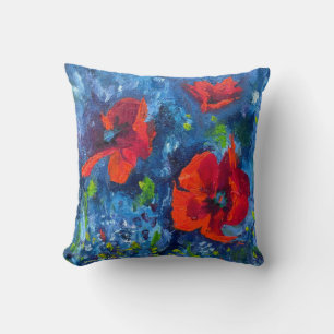 Alaskan Poppies werfen Kissen