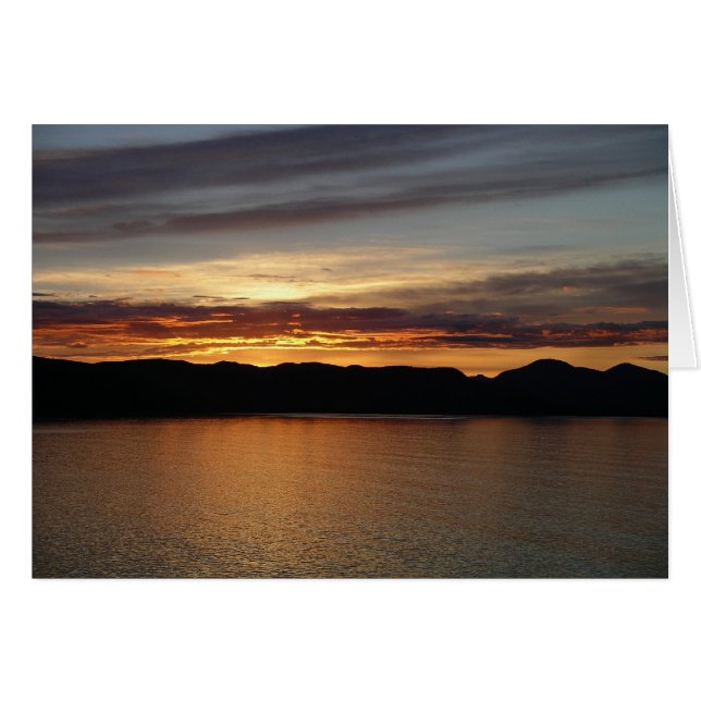 Alaskan Sunset II Schöne Alaska Fotografie (Vorderseite (Horizontal))