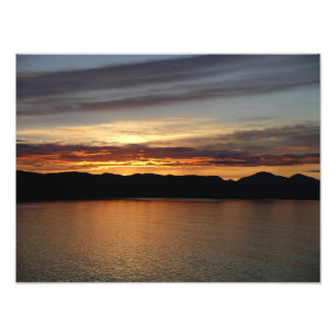 Alaskan Sunset II - Schöne Alaska-Fotografie Fotodruck