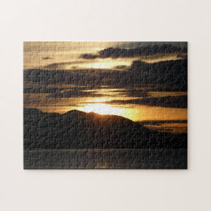 Alaskan Sunset III Schöne Alaska Fotografie Puzzle