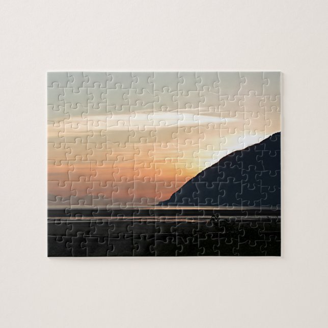 Alaskan Sunset über Turnagain Arm Puzzle (Horizontal)