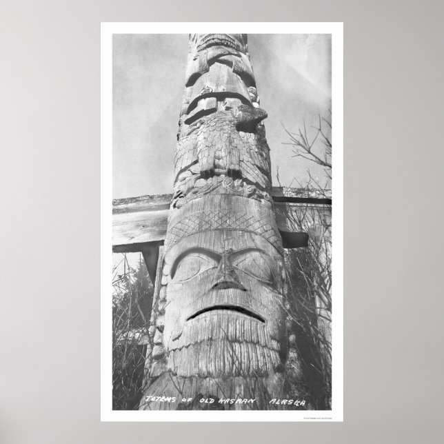 Alaskan Totem Pole 1912 Poster (Vorne)