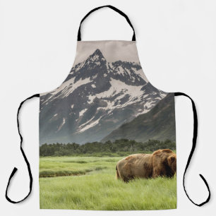 Alaskan Ufer, Grizzlybär Schürze