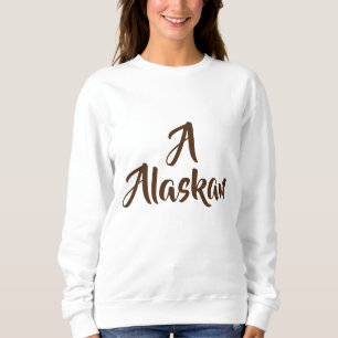 Alaskanisches Monogramm  Sweatshirt
