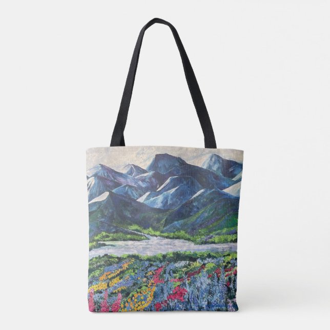 Alaskans Tisha's Garten-Taschentuch (Rückseite)