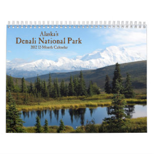 Alaskas Denali Nationalpark-Kalender Kalender
