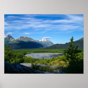Alaska's Exit Glacier Valley Poster