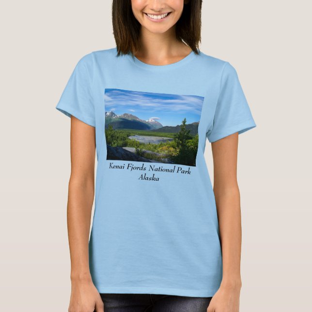 Alaska's Exit Glacier Valley T - Shirt (Vorderseite)