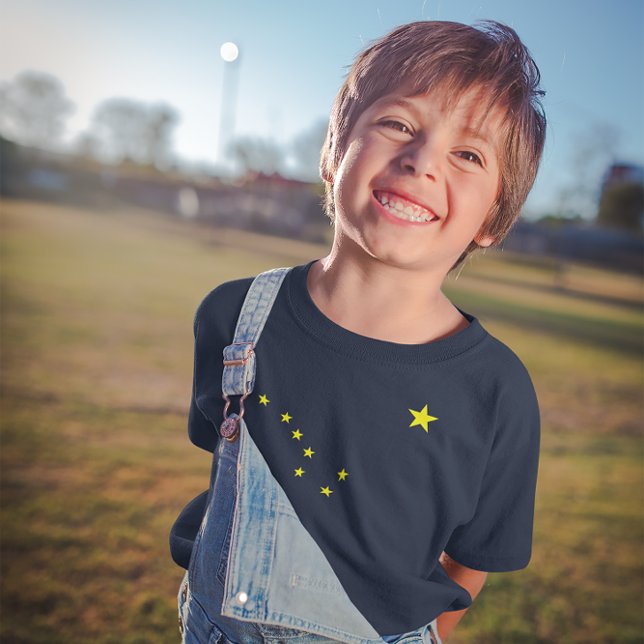 Alaska's Flag Kids T - Shirt (Alaska's Flag Kids T-Shirt)