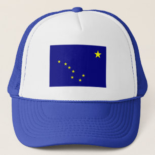 Alaskas Flagge Truckerkappe