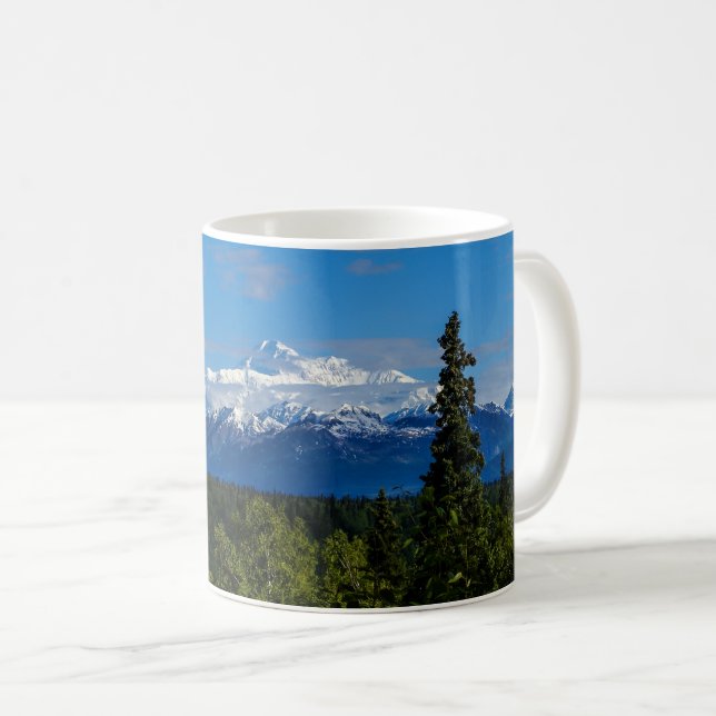 Alaskas McKinley-Tasse Kaffeetasse (VorderseiteRechts)