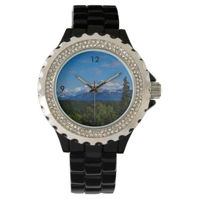 Alaska's Mt. McKinley Armbanduhr (Vorderseite)