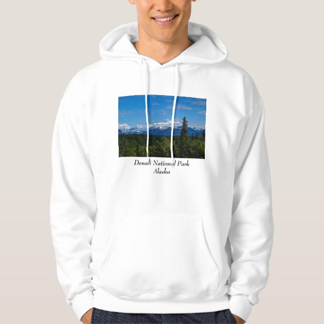 Alaska's Mt. McKinley Hoodie (Vorderseite)