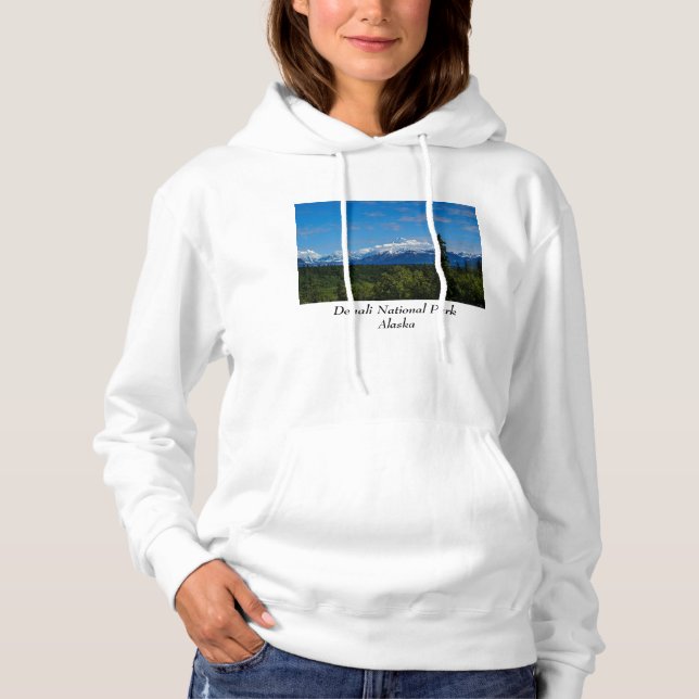 Alaska's Mt. McKinley Hoodie (Vorderseite)