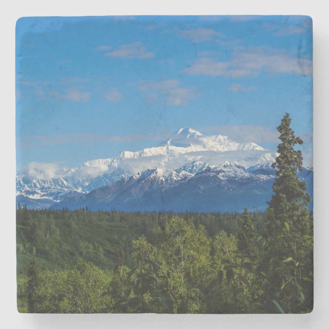 Alaska's Mt. McKinley Steinuntersetzer (Vorderseite)