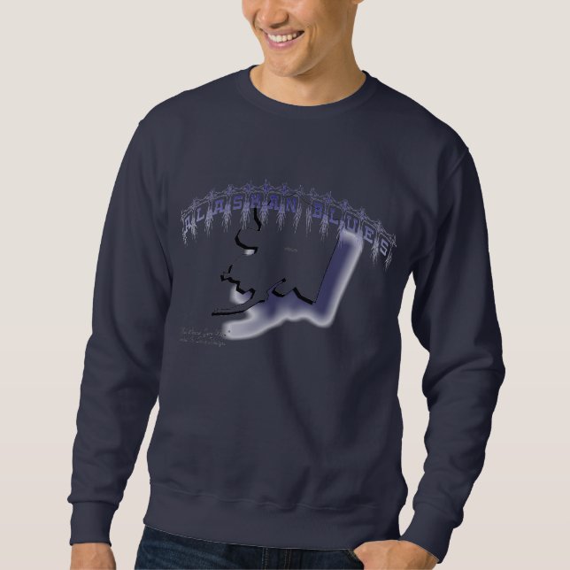 alaskische Blues 1 Sweatshirt (Vorderseite)