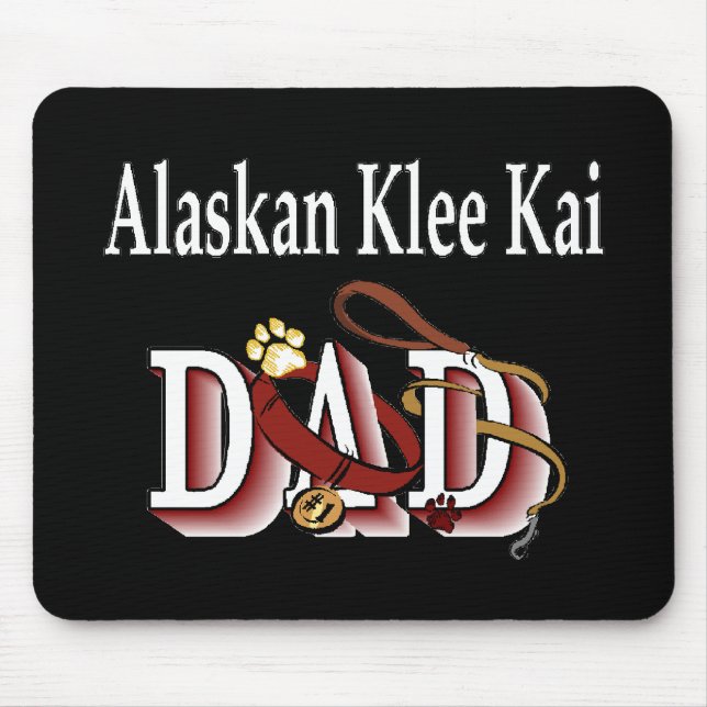 Alaskische Klee Kai Geschenke Mousepad (Vorne)