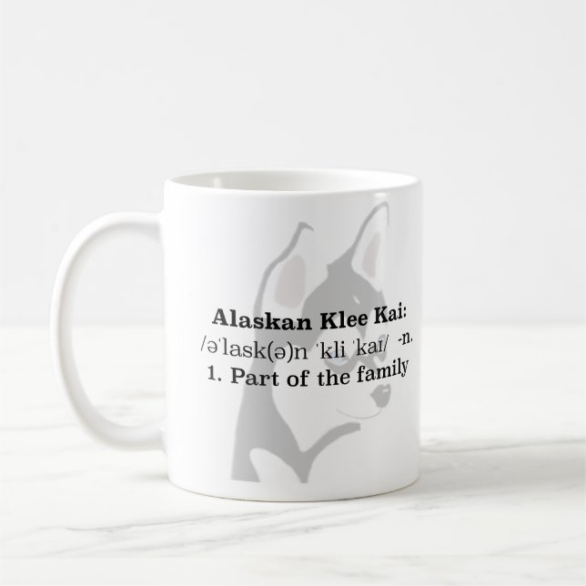 Alaskische Klee Kai Tasse (Links)