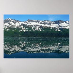 Alaskische Küstenlinie schöne Naturfotografie Poster