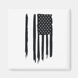 Alaskische raue Tundra Amerikanische Flagge USA  Magnet