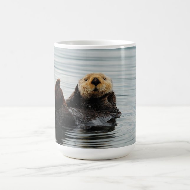 Alaskische Seeotter-Kaffee-Tasse Tasse (Mittel)
