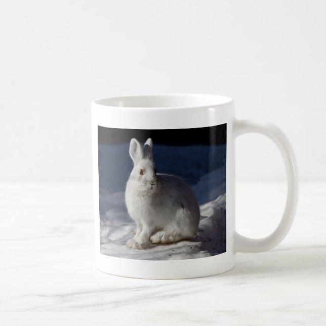 Alaskische Snowshoe-Hasen Tasse (Rechts)