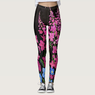 Alaskische Überschwenglichkeit Fireweed-Leggings Leggings