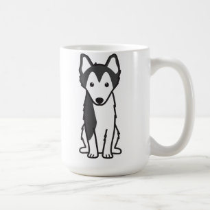 Alaskischer Klee Kai HundeCartoon Tasse