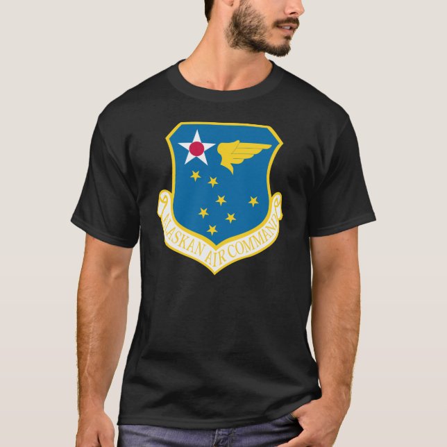 Alaskischer Luft-Befehls-Insignie-T - Shirt (Vorderseite)