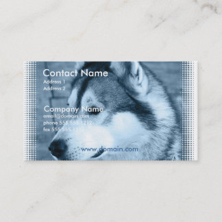 Alaskischer Malamute-HundeVisitenkarte Visitenkarte