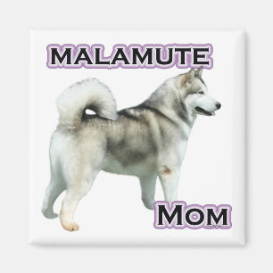 Alaskischer Malamute-Mama 4 - Magnet